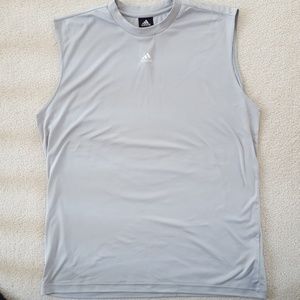 Adidas Gray muscle shirt